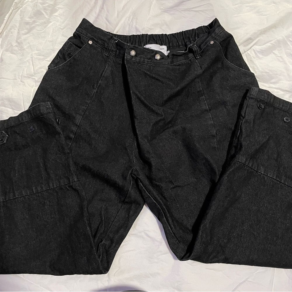 Sundae School Charcoal Relaxed Jeans